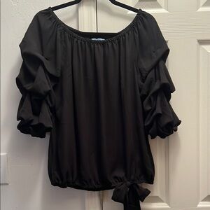 Elegant Black Women's Top